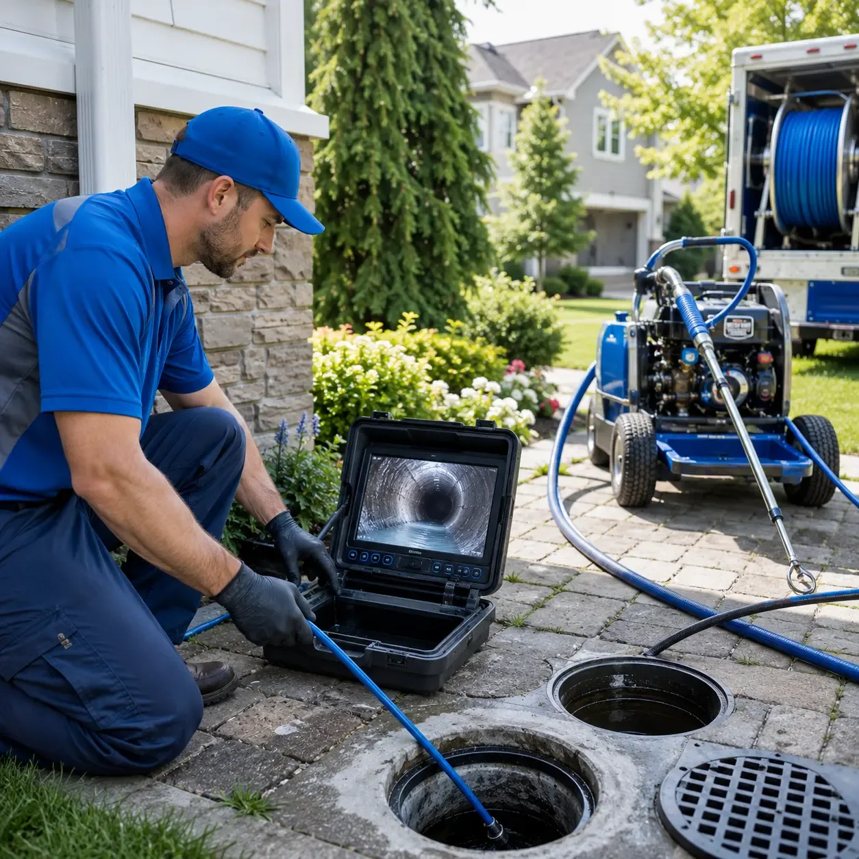 Outdoor drain cleaning professionals serving Chester Heights, PA
